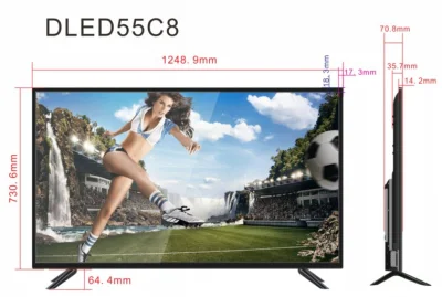 Téléviseurs Full HD avec téléviseurs LED WiFi de Chine Télévision LED 4K Smart TV 32 43 50 55 65 75 82 pouces avec téléviseur LED HD FHD UHD